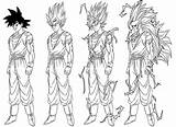 Dragon Ball Coloring Pages Characters Toddler Cute Will sketch template