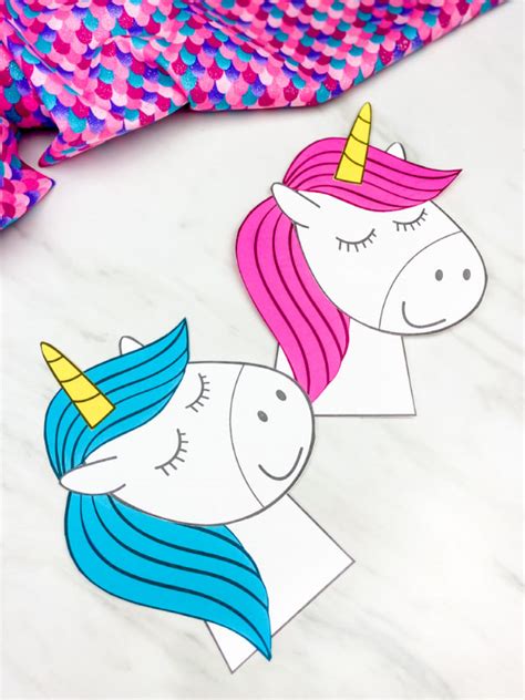 paper unicorn craft