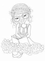 Sherri Baldy Stamps Digital Ann Coloring Pages Copics Book Besties Nerd Embroidery Eyes Printable Big sketch template