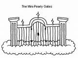 Clipart Gates Heaven Clip Pearly Cliparts Heavens Gatekeeper Gif Library Pale Beyond Mini sketch template