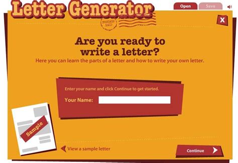 english letter generator