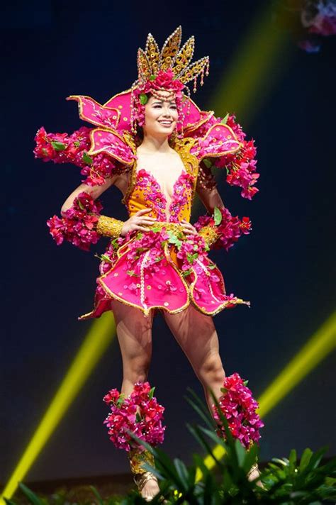 miss universe national costumes 2018 part 1 feathers and