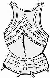 Breastplate sketch template