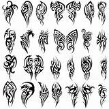 Tribal Tattoos Designs Tattoo Istockphoto Color Set Drawings Body sketch template