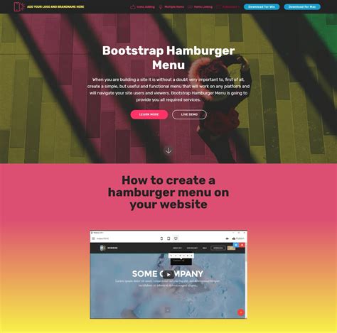 professional html bootstrap modal video backgrounds and