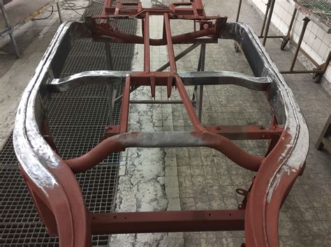 mg mga chassis frame restoration dandy classics