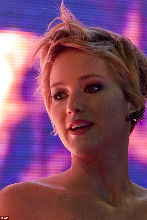 Jennifer Lawrence Wears Quiff At Madrid Hunger Games Premiere Daily