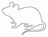 Mouse Pattern Template Templates Animal Patterns Outline Printable Stencils Patternuniverse Craft Stencil Halloween Coloring Printables Felt Crafts Paper Use Cut sketch template