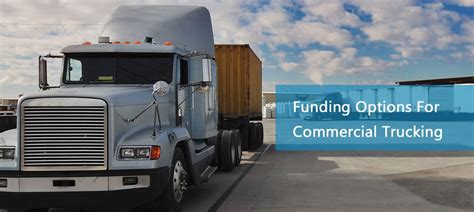 commercial truck financing with small business funding
