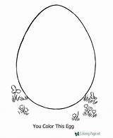 Easter Egg Coloring Pages Preschool Color Kids Eggs Own Printable Crafts Activities Colouring Print Toddlers Activity Toddler Template Children Decorate sketch template