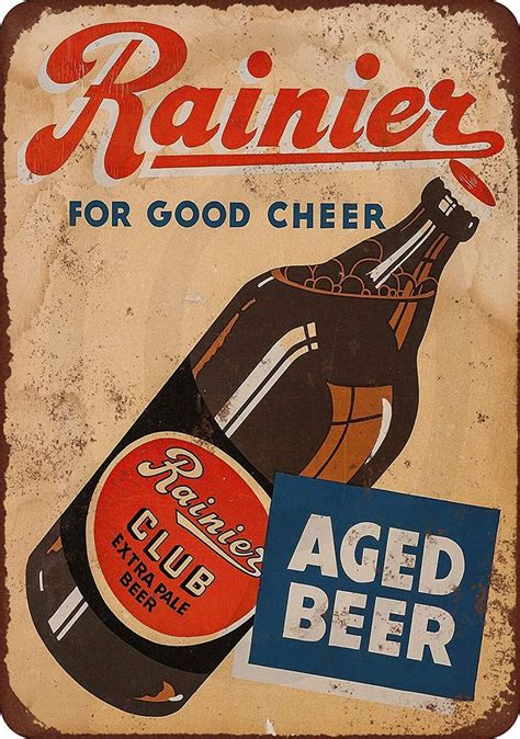 Beer In Ads 3756 Rainier For Good Cheer Brookston Beer Bulletin