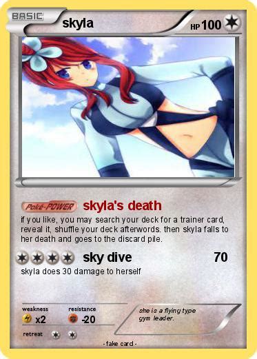 Pokémon Skyla 37 37 Skyla S Death My Pokemon Card