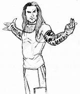 Coloring Pages Jeff Hardy Printable Wwe Print Getcolorings Value sketch template