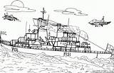 Battleship Danish Frigate sketch template