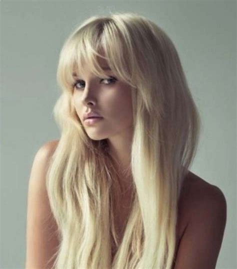 Perfect Blonde Hairstyle For Long Hair 1 Blonde Hair With Bangs Soft