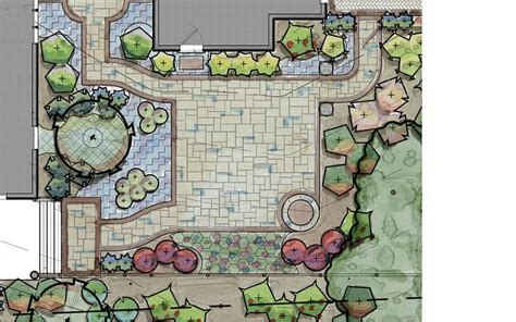 courtyard garden plan