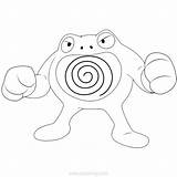 Poliwrath Frogadier Xcolorings Flygon 752px sketch template