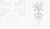 Flags Coloring Flag Pages Printable British Drawing Getcolorings Color Getdrawings sketch template