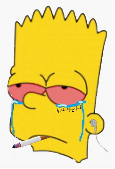 Cool Sad Bart Simpson Drawing Gourmetbastion