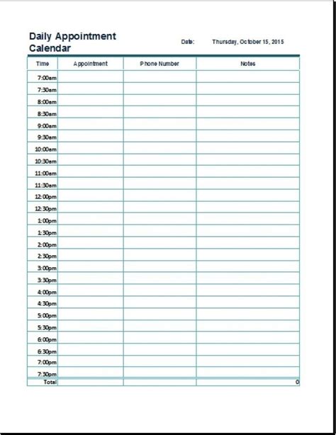 pick printable schedule   minutes  calendar