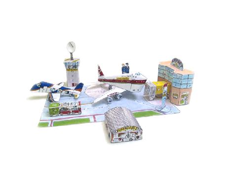 airport papercraft  application   years kids handcraftguide