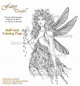 Dragonfly Tangles sketch template