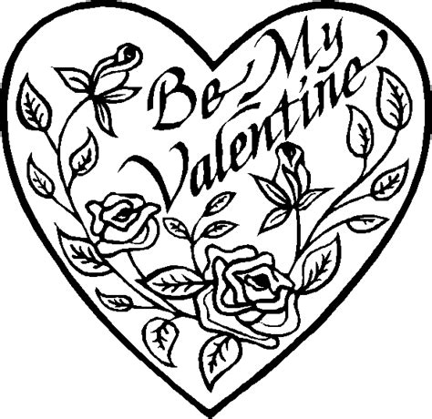 valentine coloring page coloring pages  print