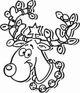 Reindeer Christmas Coloring Pages Face Ready July Raindeer Printable Rudolph Head Supercoloring Color Super Cliparts Light Colouring Clipart Print Bulb sketch template
