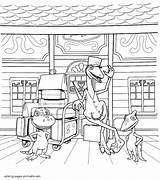 Coloring Train Dinosaur Departure Pages Before Printable Designlooter 4kb Animated Series sketch template