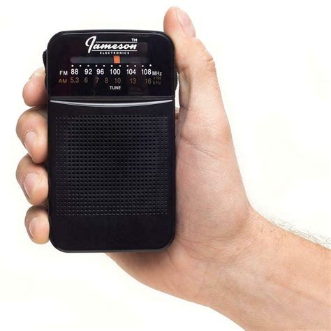 fm portable pocket radio   reception small battery operated alarm clocks