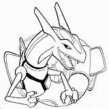 Pokemon Rayquaza Legendary Carnivine sketch template