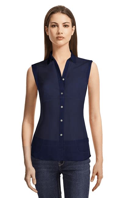 navy blue sleeveless blouse munimoro gob pe