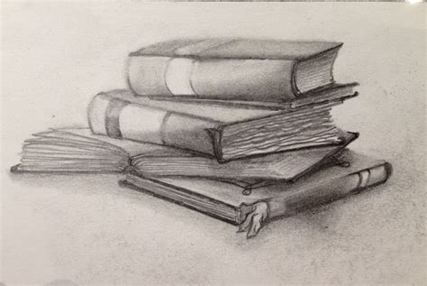 draw  stack  books  drawing tutorials