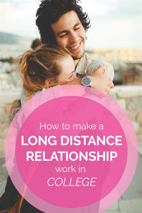 how to make a long distance relationship work in college