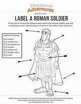 Kids Roman Bible Coloring Soldier Worksheet Activities Worksheets Romans Label Soldiers Empire Pages Ancient Printable School Children Fun Activity Sunday sketch template