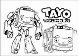 Tayo Powerpuff Titans sketch template