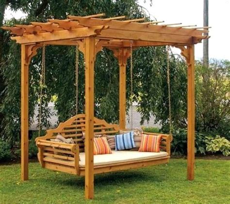 stand  porch swing standing diy sets amish swings home elements  style standalone metal