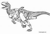 Dino Tyrannosaurus sketch template