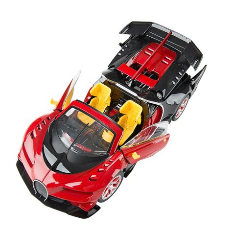 remote control sport racing car  lights  scale radio control rechargeable convertible