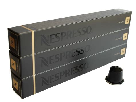 nespresso capsules black black   ristretto original nestle espresso cafe assorte buy