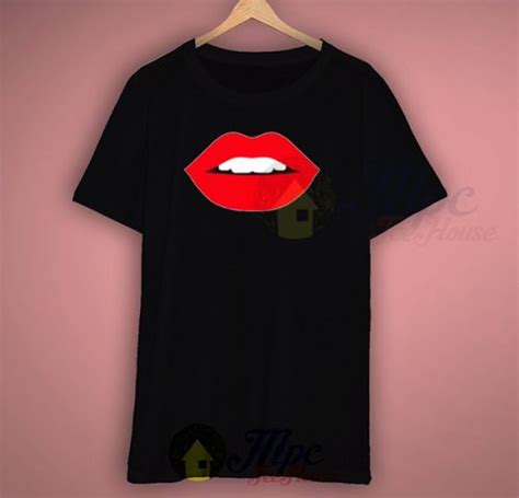 sexy lips mouth t shirt size s 2xl for women mpcteehouse