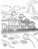 Coloring Train Dinosaur Pages Dinosaurs Print Coloring4free Check Age Printable Brilliant Kids Book Beautiful Easy Bubakids Entitlementtrap sketch template