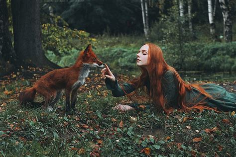 Photos Of Redheads With A Red Fox Are Proof That Gingers Are Magical