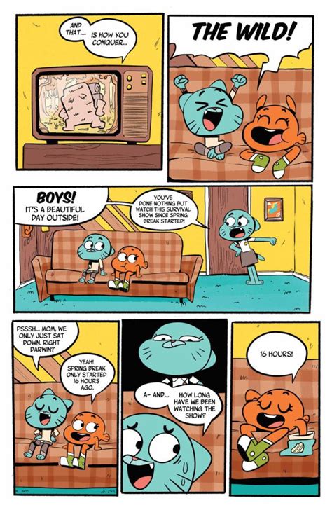 take a ginormous first look at amazing world of gumball