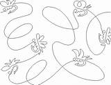 Edge Pantograph Fishing B2b Fly Quilting sketch template