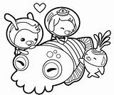 Octonauts Coloring Pages Drawing Printable Print Kids Coloriage Octonaut Color Vegimals Colouring Bestcoloringpagesforkids Sketch Clipart Coloriages Gups Animals Templates Underwater sketch template
