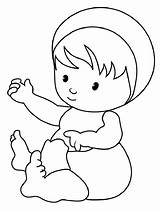 Baby Coloring Pages Printable Bestcoloringpagesforkids Via sketch template