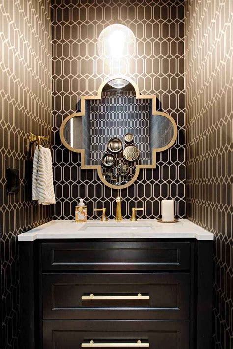 glamorous art deco bathroom designs elegant  chic interiors