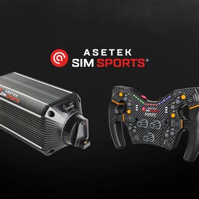 asetek simsports unveils direct drive wheelbases  formula wheel