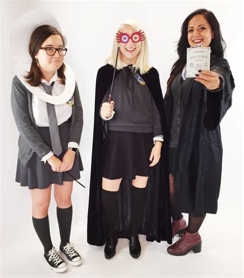 moaning myrtle luna lovegood and hermione as bellatrix